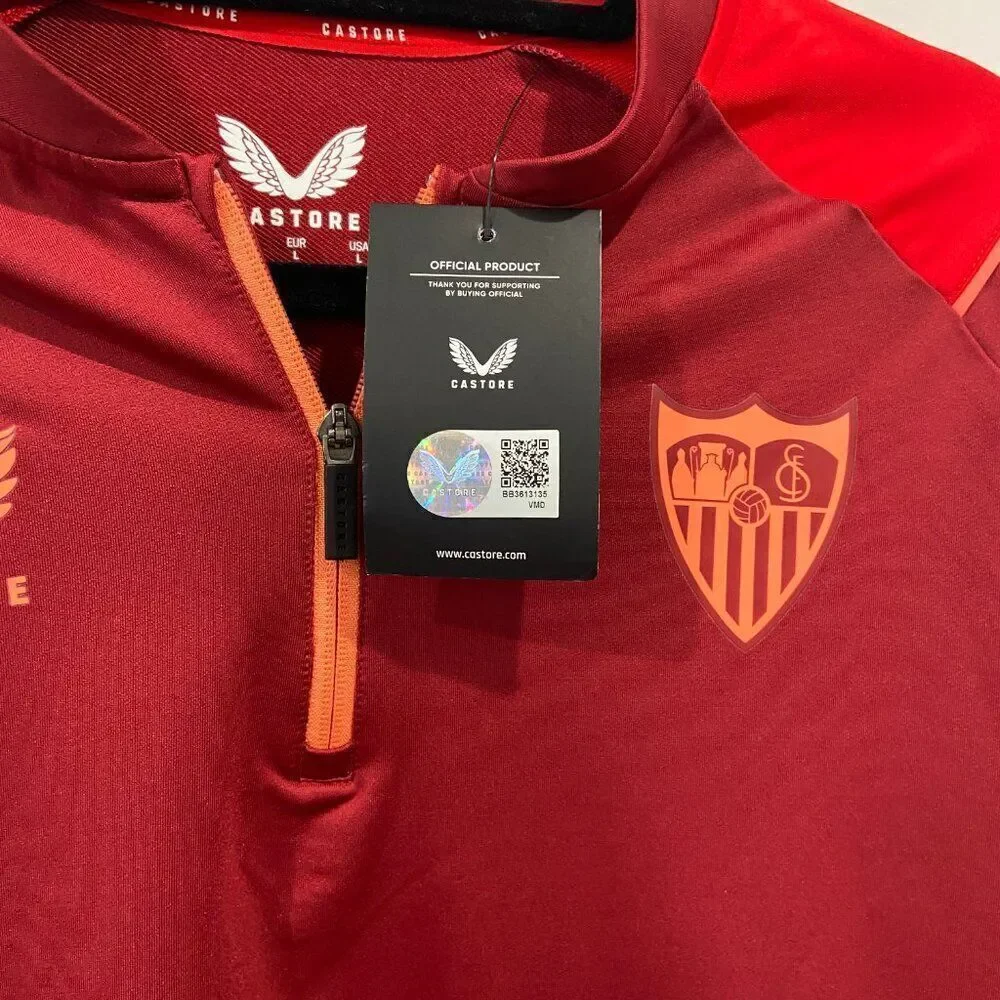 NWT - Castore Sevilla FC Quarterzip‎